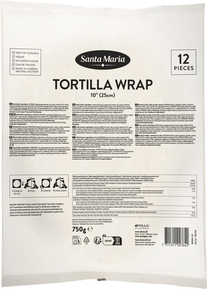 Tortilla Wrap 25 cm