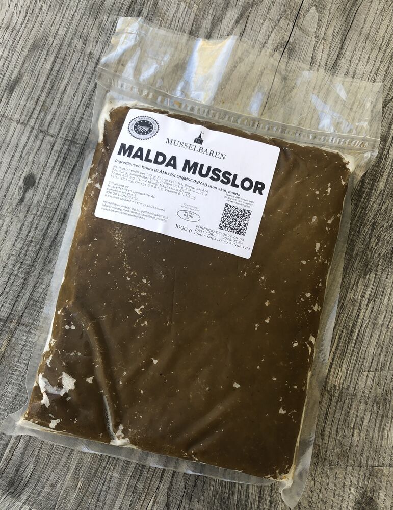 Blåmusslor Malda